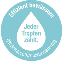 Effizient bewässern Symbol