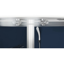 Designdusche Aurlane Blue River Round 2.0 90x90x219 cm