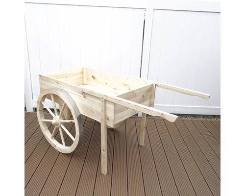 Holz-Blumenwagen für den Garten