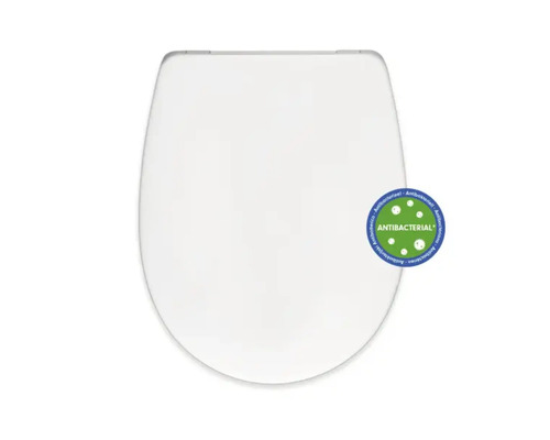 WC-Sitz Form & Style Coronado weiß mit Absenkautomatik Anti Urin und Antibakteriell Toilettendeckel mit antibakterieller Eigenschaft