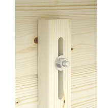 Gartenhaus Palmako Sally 15,5 m² inkl. Fußboden und Vordach 450 x 360 cm natur-thumb-5 Gartenhaus Palmako Sally 15,5 m² inkl. Fußboden und Vordach 450 x 360 cm natur-thumb-5