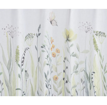 Vorhang mit Blumen- und Schmetterlingsmuster