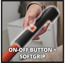Einhandstaubsauger mit Ein-Aus-Schalter und Softgriff
