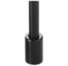 Drehtür für Nische und Seitenwand Lido 200 1000x2000 mm Festteil links Echtglas Klar hell schwarz mit schmutzabweisender Glasbeschichtung DATD210/K1/85L-thumb-3