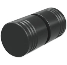 Drehtür für Nische und Seitenwand Lido 200 1000x2000 mm Festteil links Echtglas Klar hell schwarz mit schmutzabweisender Glasbeschichtung DATD210/K1/85L-thumb-5
