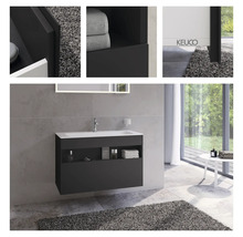 Waschbeckenunterschrank Keuco Stageline 100x49x62,5 cm ohne Waschbecken vulkanit matt-thumb-7 Waschbeckenunterschrank Keuco Stageline 100x49x62,5 cm ohne Waschbecken vulkanit matt-thumb-7