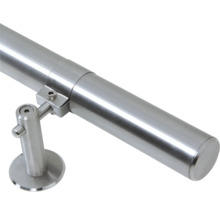 Geländer aus Edelstahl mit Halterung