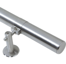 Edelstahlhandlauf mit Halterung für die Wandmontage