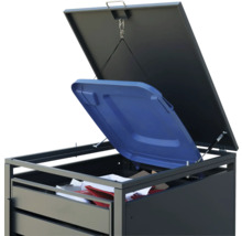 Mülltonnenbox WESTMANN Kubus 80 x 68 x 116 cm anthrazit