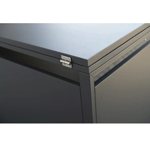 Mülltonnenbox WESTMANN Kubus 3 80 x 200 x 116 cm anthrazit