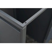 Mülltonnenbox WESTMANN Kubus 3 80 x 200 x 116 cm anthrazit