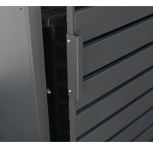 Mülltonnenbox WESTMANN Kubus 4 80 x 264 x 116 cm anthrazit