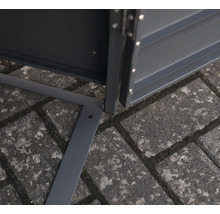 Mülltonnenbox WESTMANN Kubus 4 80 x 264 x 116 cm anthrazit