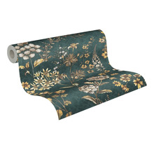 Tapetenrolle mit Blumenmuster