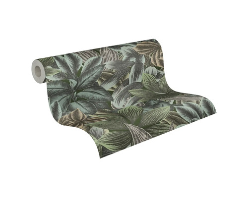 Tapetenrolle mit Blattmuster