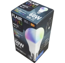 FLAIR Viyu LED Lampe dimmbar A60 E27/8,5W(60W) 806 lm 1800-6500 K + RGBW Farbwechsel - Kompatibel mit SMART HOME by hornbach-thumb-2