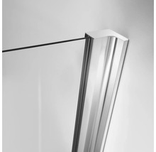 Drehtür für Seitenwand Lido 400 1000x2000 mm Festteil links Echtglas Klar hell schwarz TFS8100/H1/85L-thumb-2 Drehtür für Seitenwand Lido 400 1000x2000 mm Festteil links Echtglas Klar hell schwarz TFS8100/H1/85L-thumb-2