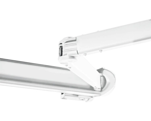 Detailansicht eines Gelenkarms einer Markise