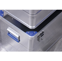 Aluminiumbox mit Tragegriff und Eckenschutz