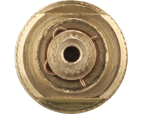 Messingnippel mit Feder