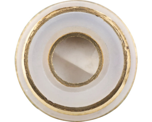 Messingadapter mit Kunststoffdichtung für Sanitäranwendungen