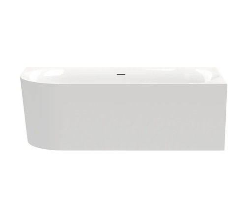 Freistehende Badewanne mit abgerundeter Form