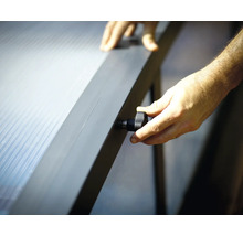 Hand montiert Polycarbonatplatte mit Drehknopf
