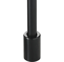 Duschtür mit Seitenwand Lido 100 1500x2000 mm Anschlag rechts Echtglas Klar hell schwarz DXV215/H1/85R-thumb-5
