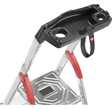 Hailo EasyClimb Tritt mit Ablageschale, Teilansicht