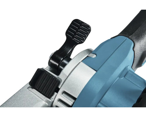 Detailansicht einer Fliesenschneidmaschine mit Hebel