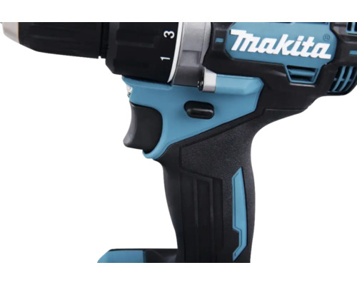 Makita Akku-Bohrschrauber Detailansicht von Griff und Schalter