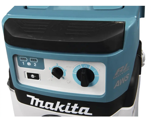 Makita Staubsauger Bedienelemente Nahaufnahme