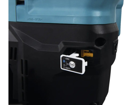 Detailansicht des Ein- und Ausschalters eines Geräts