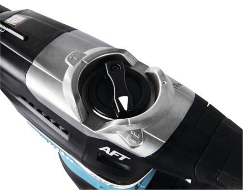 Detailansicht eines Bohrhammers mit Funktionswahlschalter