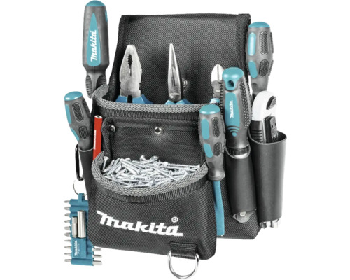 Makita Werkzeugtasche mit Werkzeugen und Schrauben