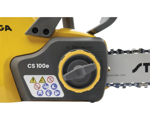 Detailansicht einer Stiga Kettensäge CS 100e