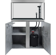 Aquariumkombination mit Unterschrank und Aquarienzubehör