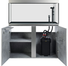 Aquariumkombination mit Unterschrank, Innenfilter und Außenfilter