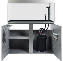 Aquariumkombination mit Unterschrank und Zubehör für die Aquariumpflege