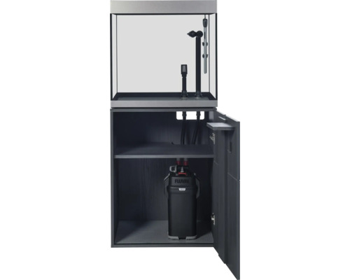 Aquarium mit Unterschrank und Filtereinheit