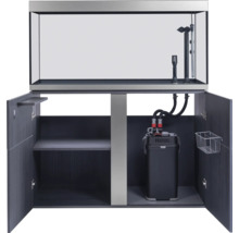Aquarium mit Unterschrank und Zubehör