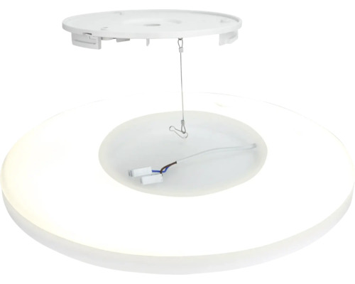 LED Deckenleuchte mit offenem Gehäuse für die Verkabelung