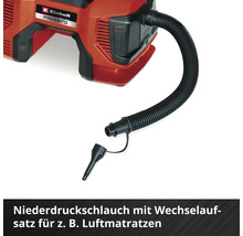 Einhell Pressito Niederdruckschlauch mit Wechselaufsatz für Luftmatratzen
