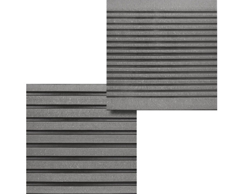 Terrassendielen aus Stein mit Rillenprofil