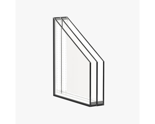 Isolierglasscheibe für Fenster