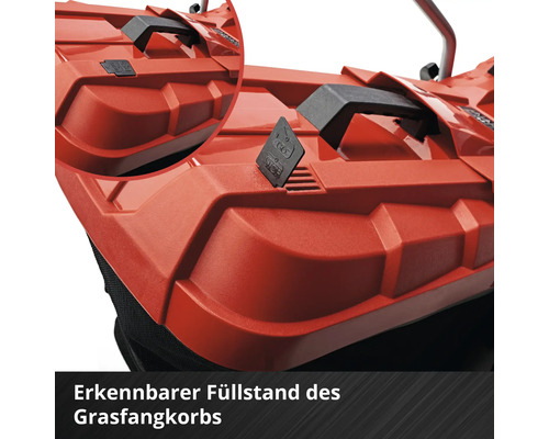 Grasfangkorb mit Füllstandsanzeige