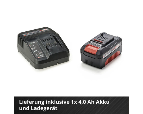 Akkuladegerät und 4,0 Ah Akku