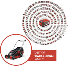 Akku Rasenmäher Einhell Power-X-Change GE-CM 43 Li M inkl.Mulchkit 2x 18V/4,0Ah Akkus und 2 Ladegeräte-thumb-12