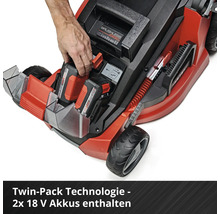 Akku Rasenmäher Einhell Power-X-Change GE-CM 43 Li M inkl.Mulchkit 2x 18V/4,0Ah Akkus und 2 Ladegeräte-thumb-5
