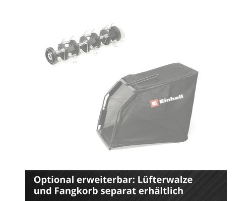 Einhell Lüfterwalze und Fangkorb als optionale Erweiterung